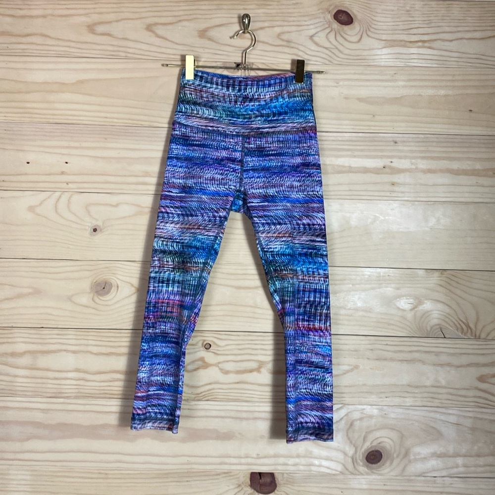Lululemon wunder under high‎ rise Oasis cropped legging size 4